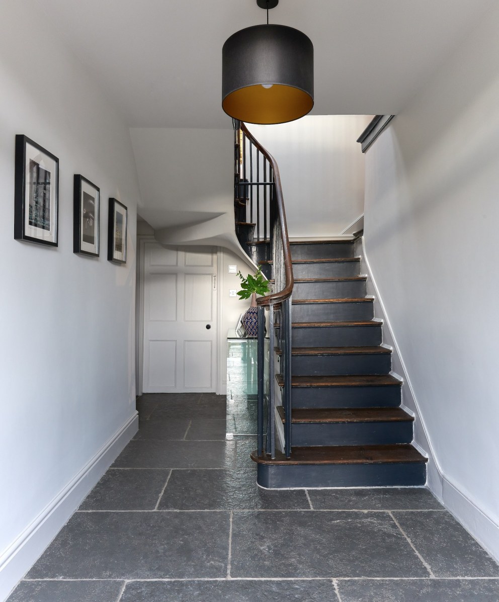 Welsh Farmhouse renovation | Staircase in Victorian Cottage | Interior Designers